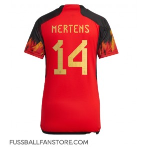 Belgien Dries Mertens #14 Replik Heimtrikot Damen WM 2022 Kurzarm